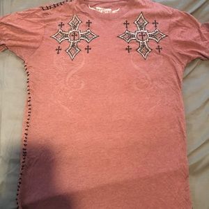 Raw State t shirt. Graphic tee. Large